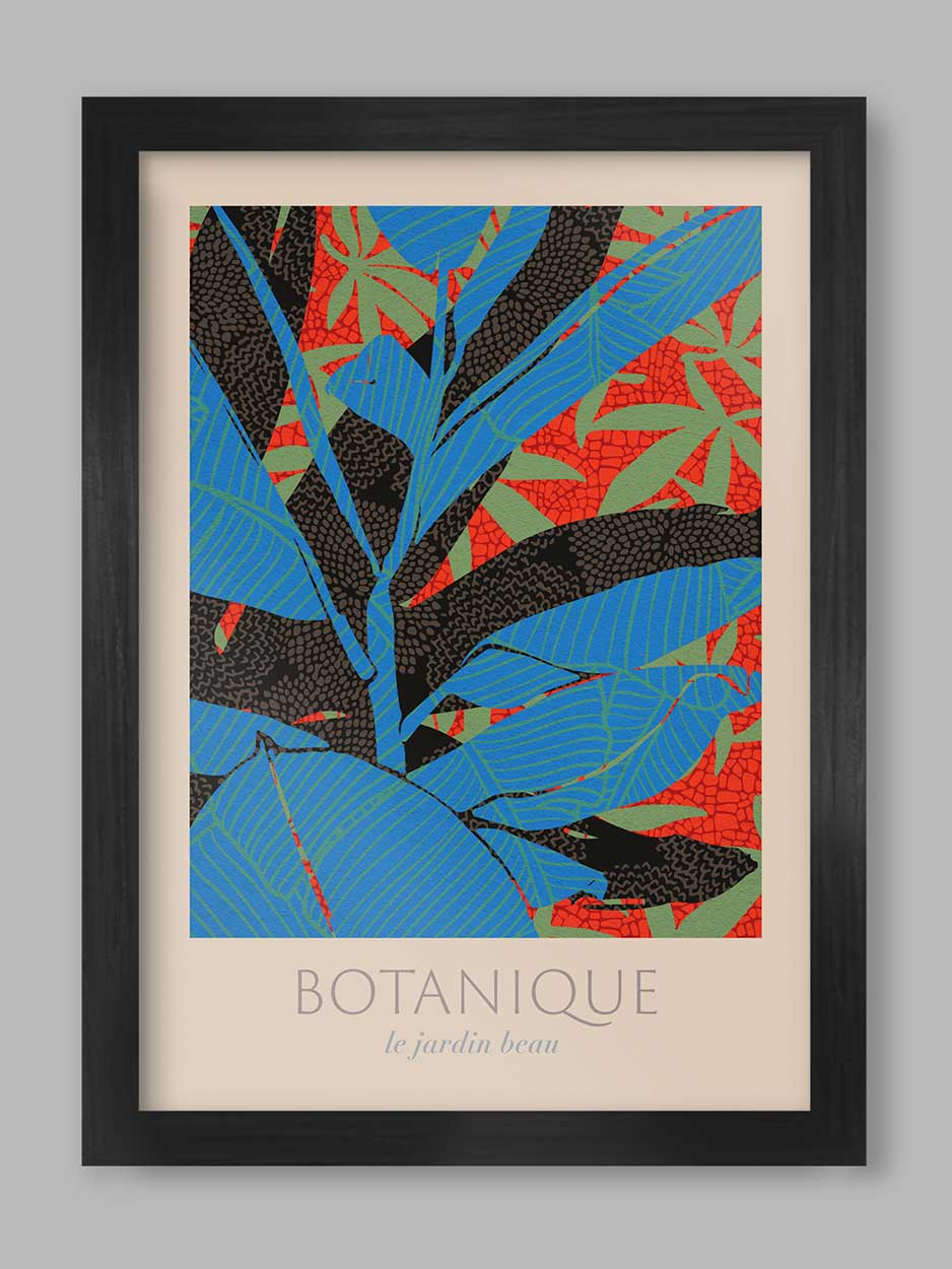 Botanique - Botanical poster print. Floral inspired