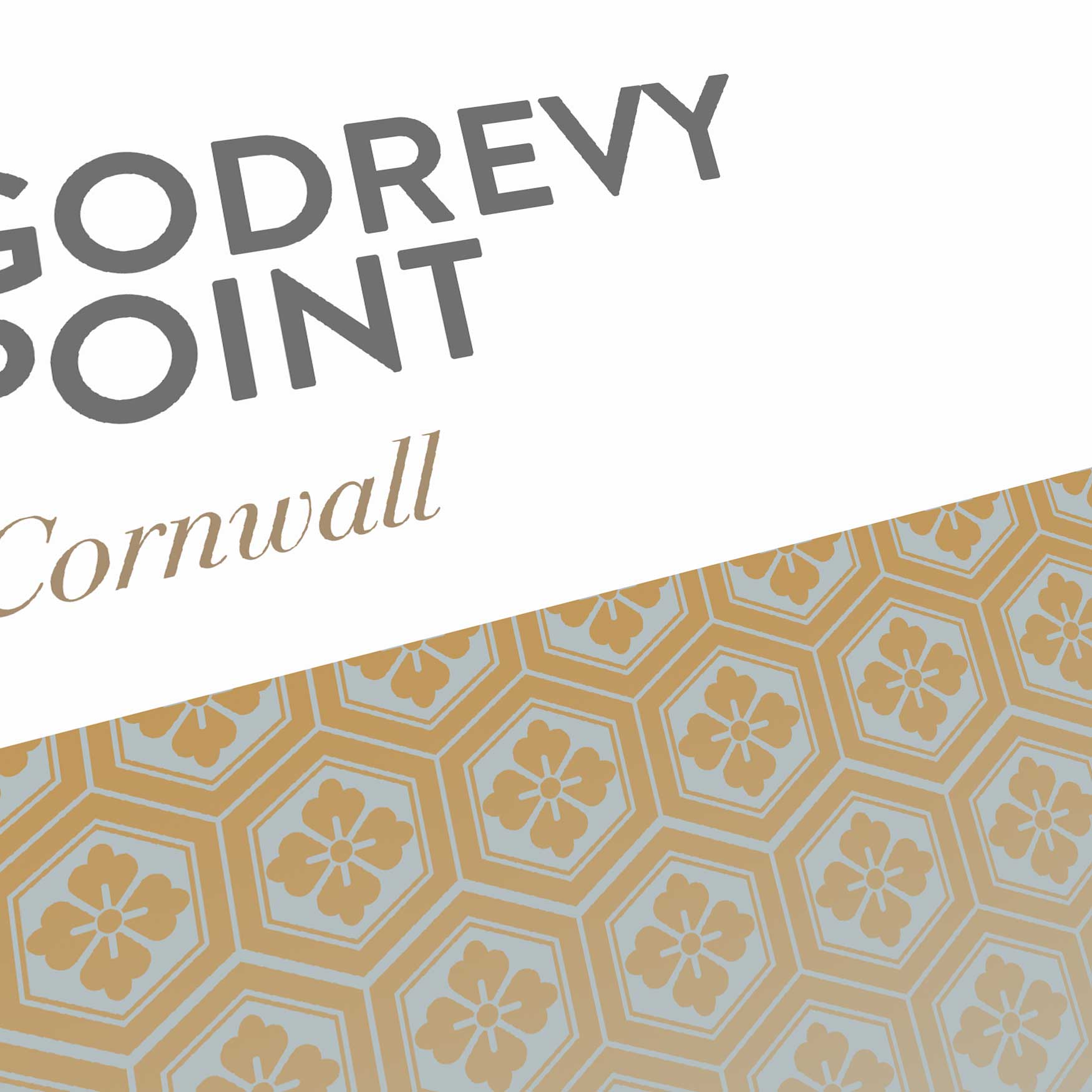 Godrevy point, Cornwall Kernow abstract coastal poster print