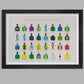 Greats of The Flats Racing Poster print