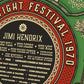1970 isle of wight festival poster print. Re-imagined
