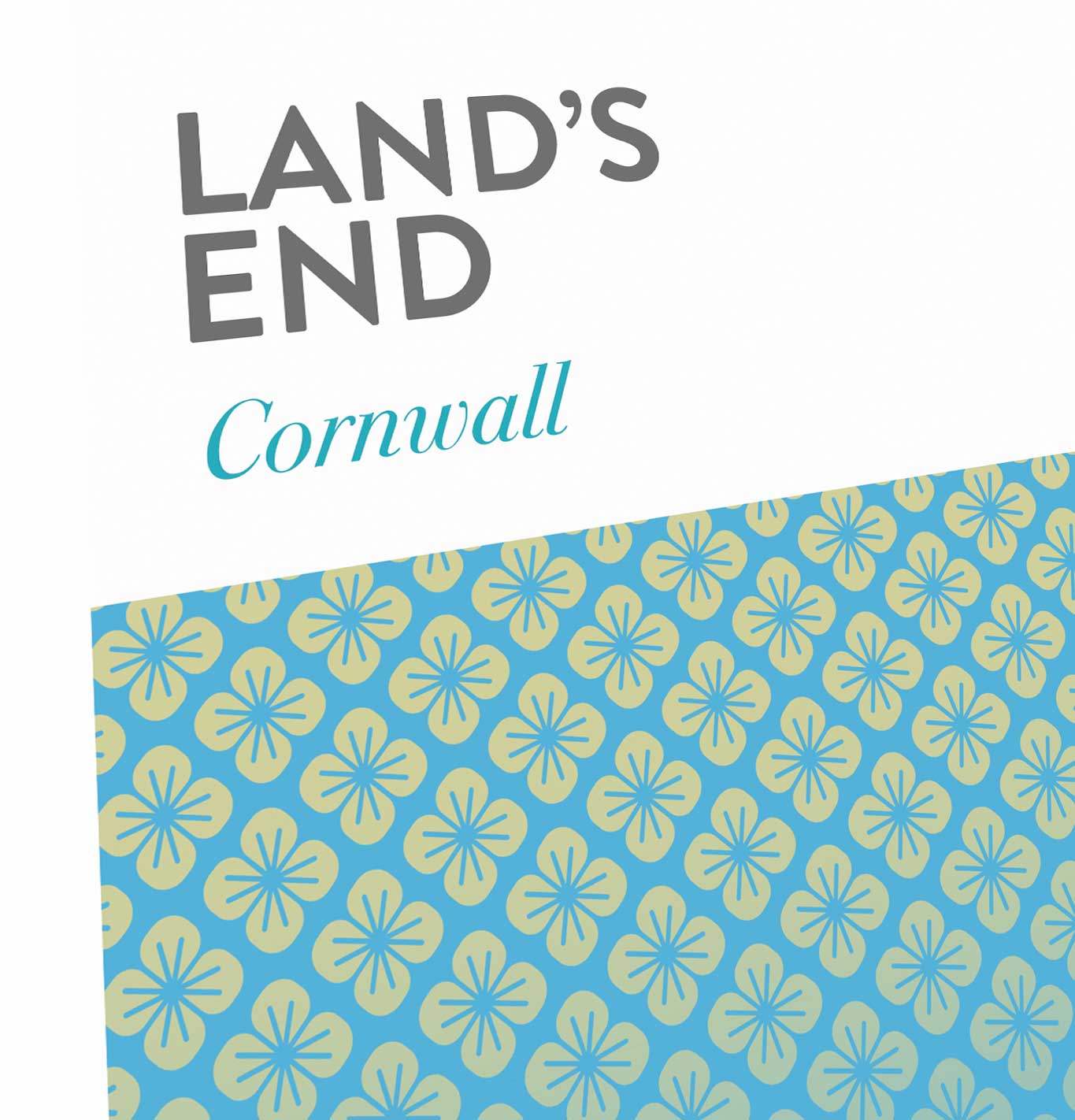 Land's End Cornwall Coastal Abstract Print