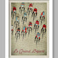Le Grand Départ - Cycling Poster print. Retro styled art