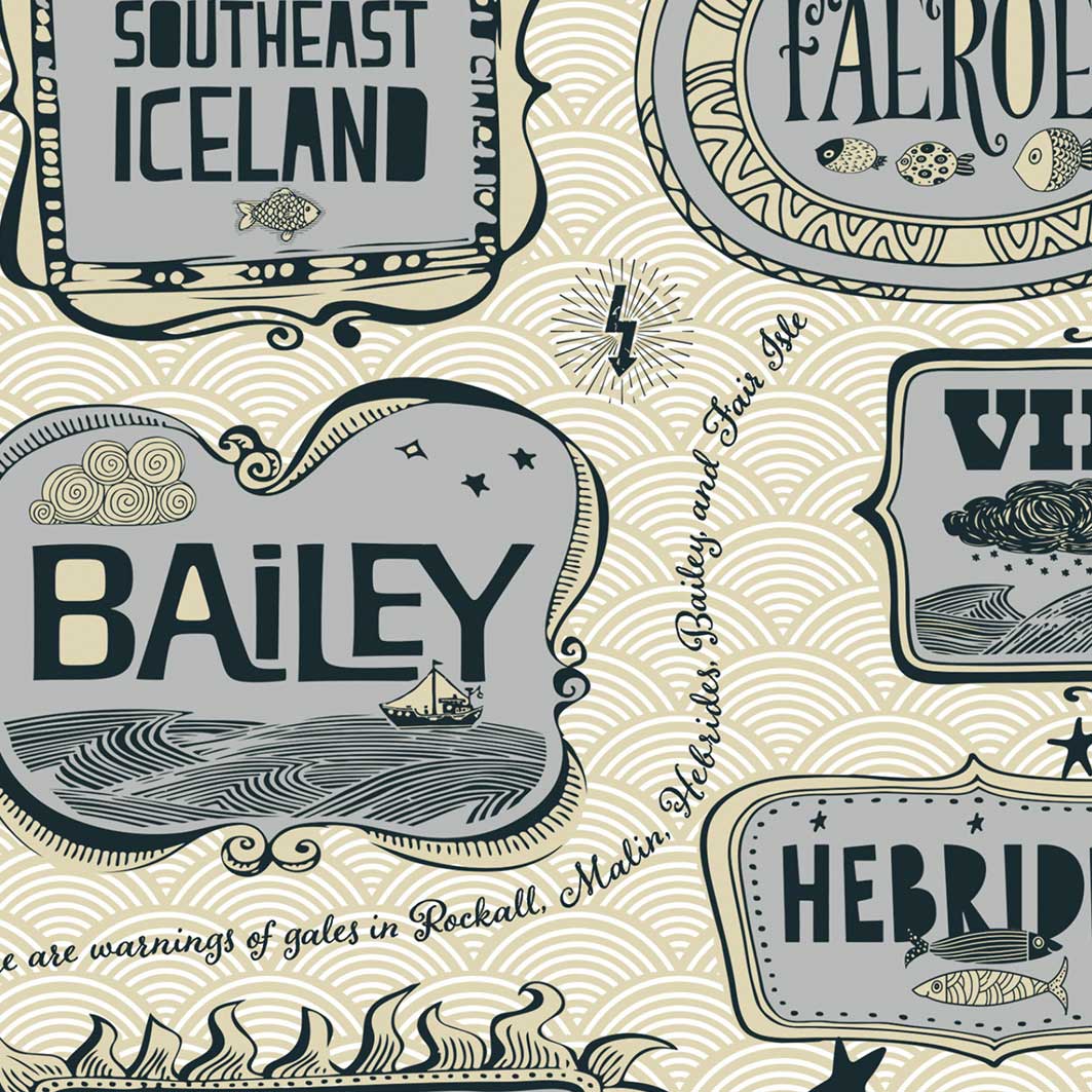 The Shipping Forecast - Poster print