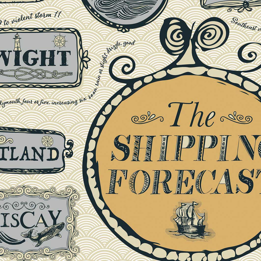 The Shipping Forecast - Poster print