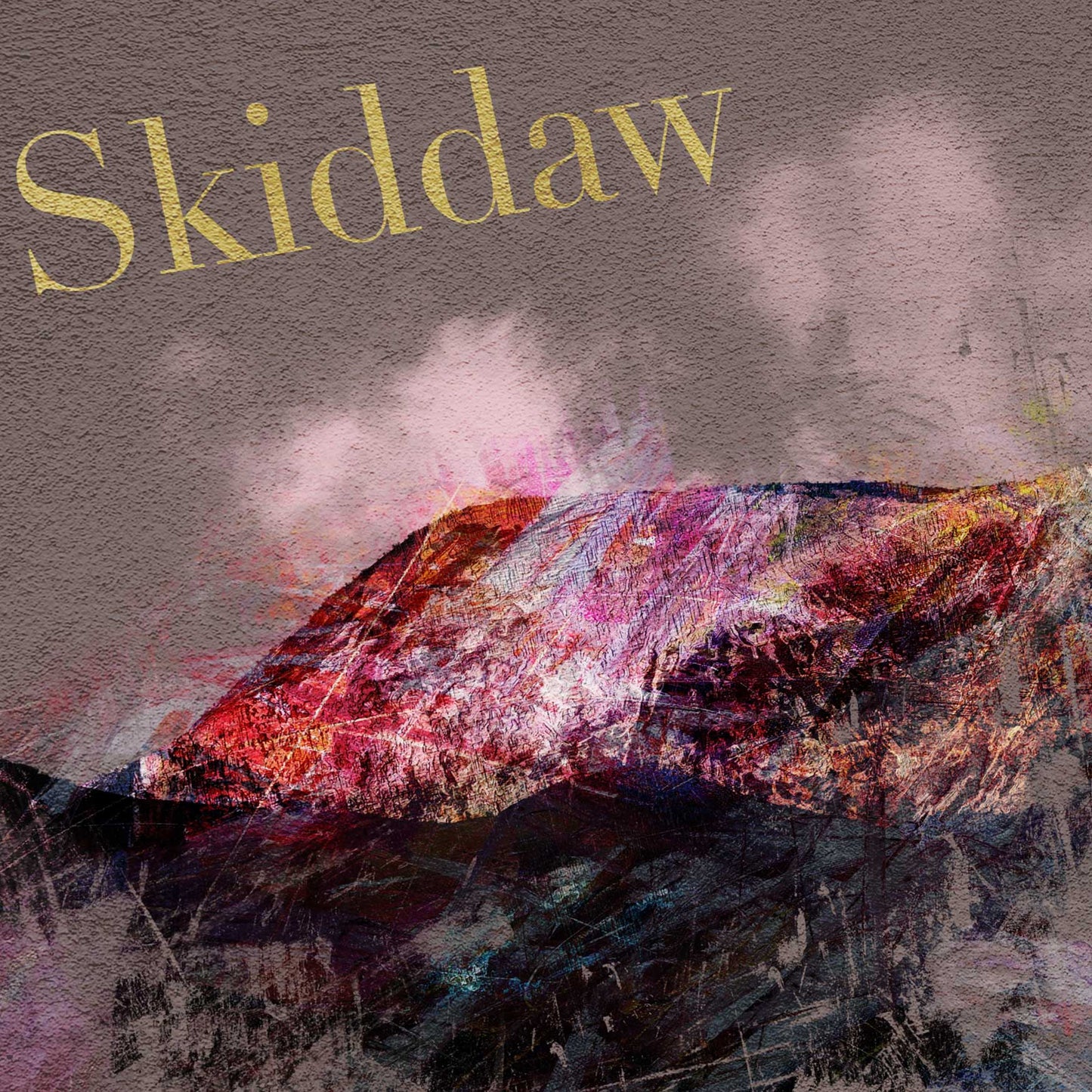 Skiddaw in Wainwright's Words - Poster Print