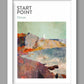 Start Point Devon coastal poster. devon coastal