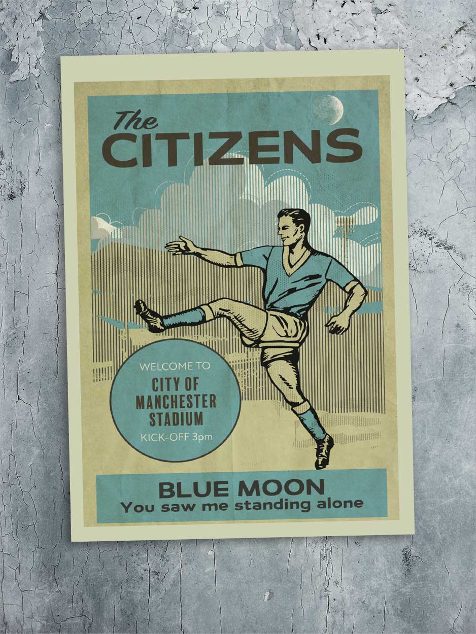 Man City greeting card