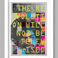 The Revolution Will Not Be Televised - Music Poster Print