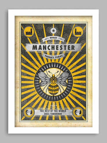 What Manchester Thinks - Poster print