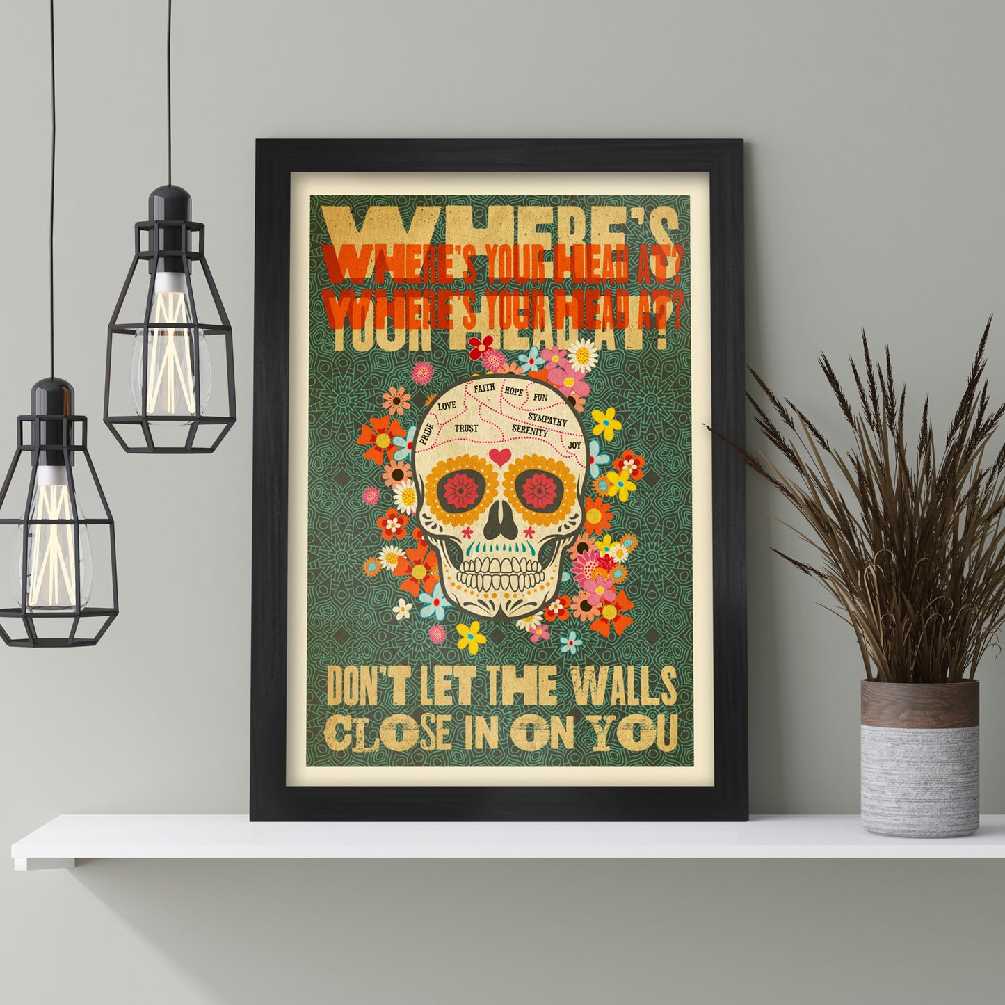 Where's Your Head At? - Music Poster Print