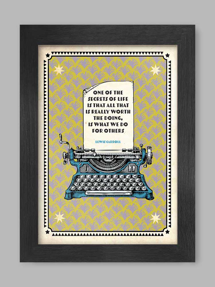 lewis carroll quote print