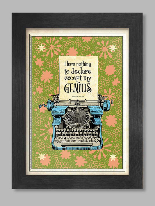 Oscar wilde quote poster