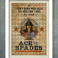 Motorhead Ace of Spades quote music poster print