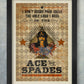 Ace of Spades quote poster