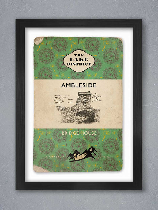 Ambleside retro style poster