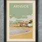 Arnside - Retro railway styled print