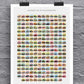 Bagging The 214 Wainwrights - Lake District Tick List Poster Posters The Northern Line 