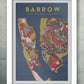 barrow street map style print