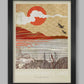 Bassenthwaite Lake, Lake District poster print. The Lakes.