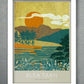 Blea tarn lake District poster print