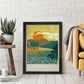 blea tarn langdale lake district poster print