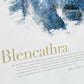 Blencathra lake District poster print. Wainwrights.