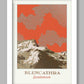 Blencathra Saddleback Lake District Poster Print incorporating Sharp Edge