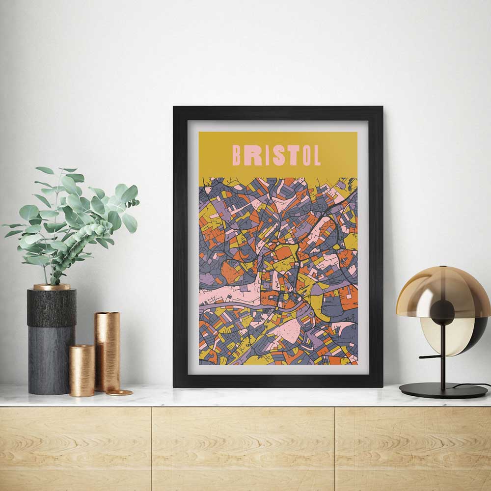 Bristol Street Map - Poster print