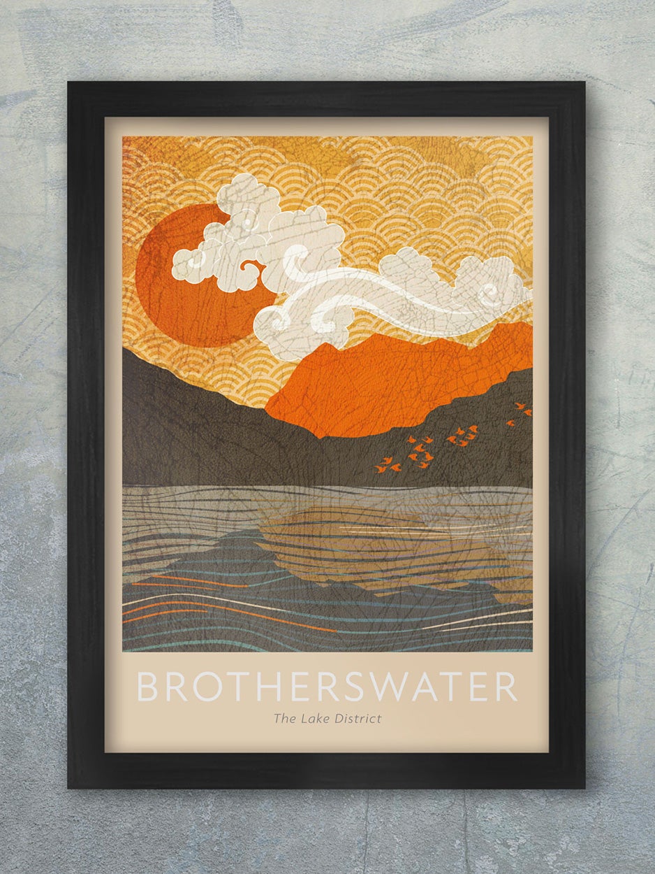 Brotherswater Lake District poster print