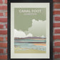 Canal Foot - Ulverston Poster Print. Looking out to the Morecambe Bay and the Leven Estuary 