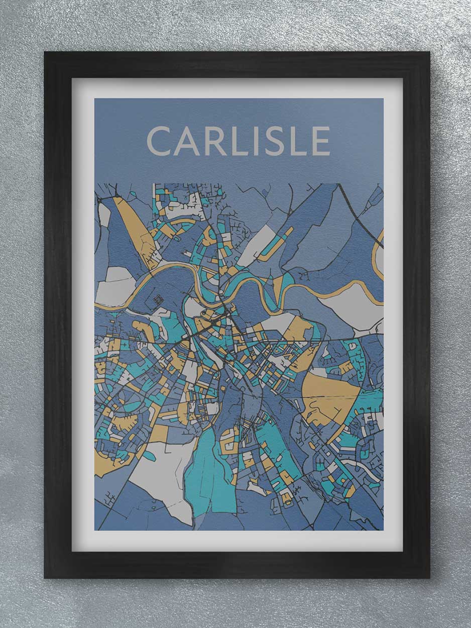 Carlisle Street map Poster