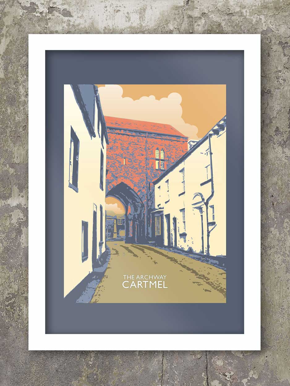cartmel archway poster print