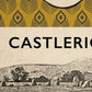 castlerigg stone circle retro style poster based on a book jacket style