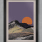 Catbells Sunset - Lake District Poster Print