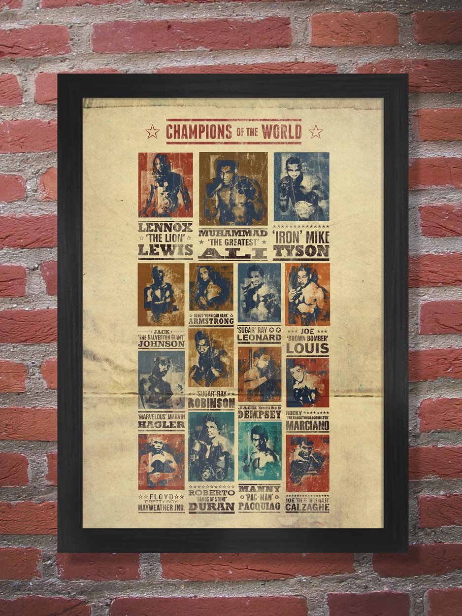 Champions of the World Boxing Poster