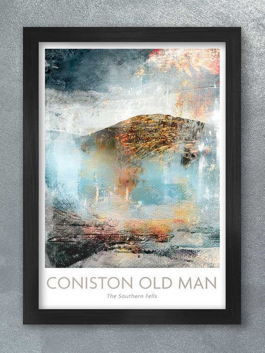 Coniston Old Man abstract print