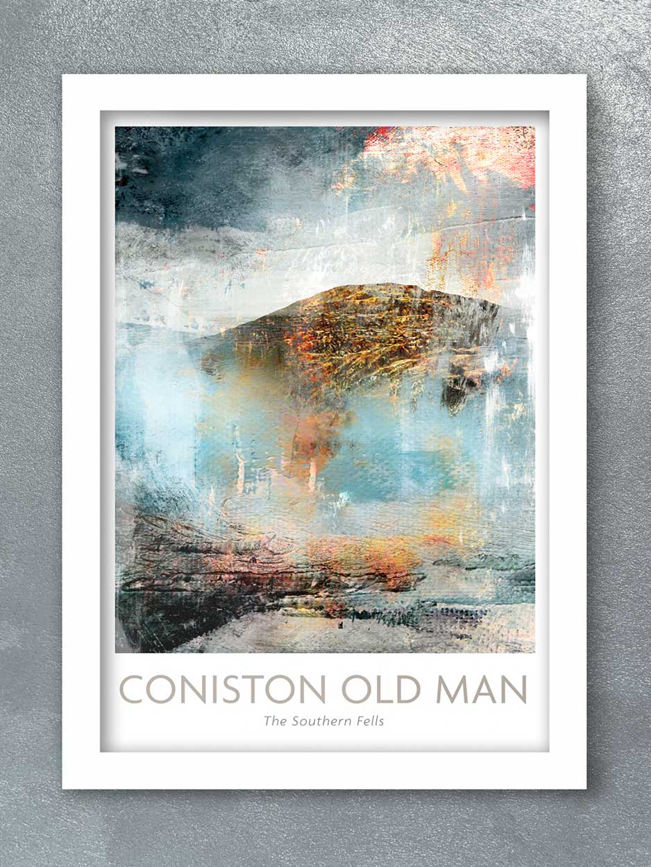Coniston Old Man poster print