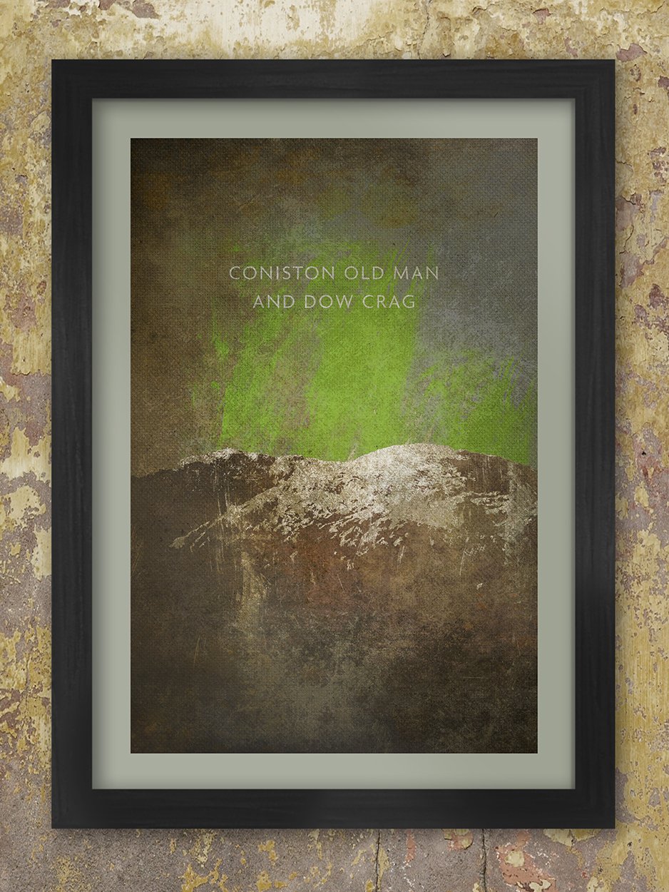 Coniston Old Man - Stormbreak Poster print