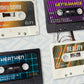 David bowie albums poster. Music Cassette style