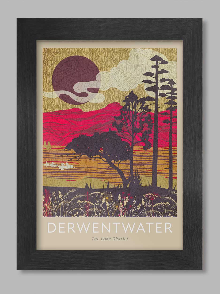 Derwentwater A4 poster