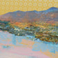 Derwentwater lake district abstract - Poster Print
