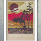 derwentwater lake district poster print vintage style