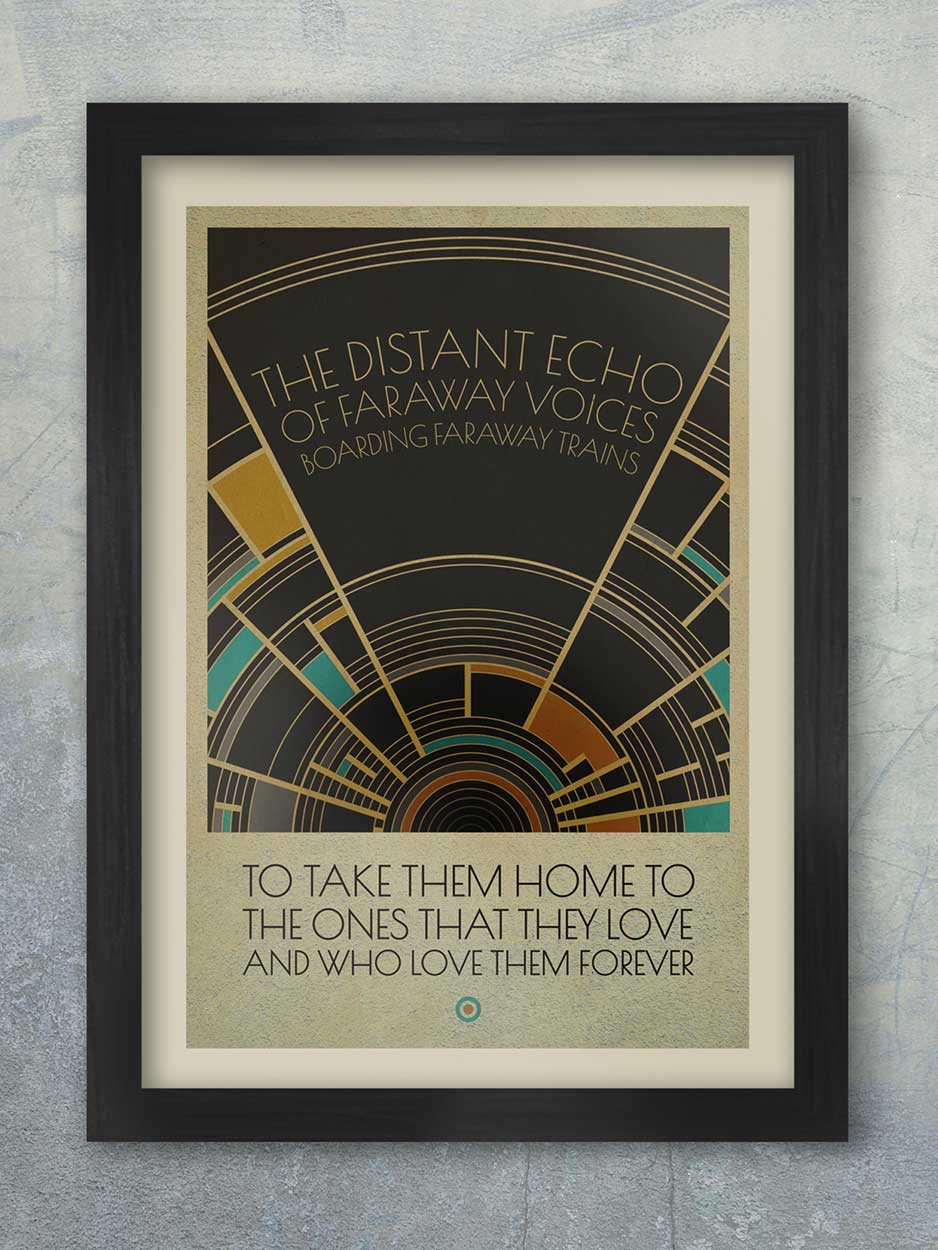 Down In The Tube Station Jam music quote poster