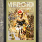 Eddy Merckx- The Cannibal Cycling Poster. Grunge style impression of the great Belgian cyclist