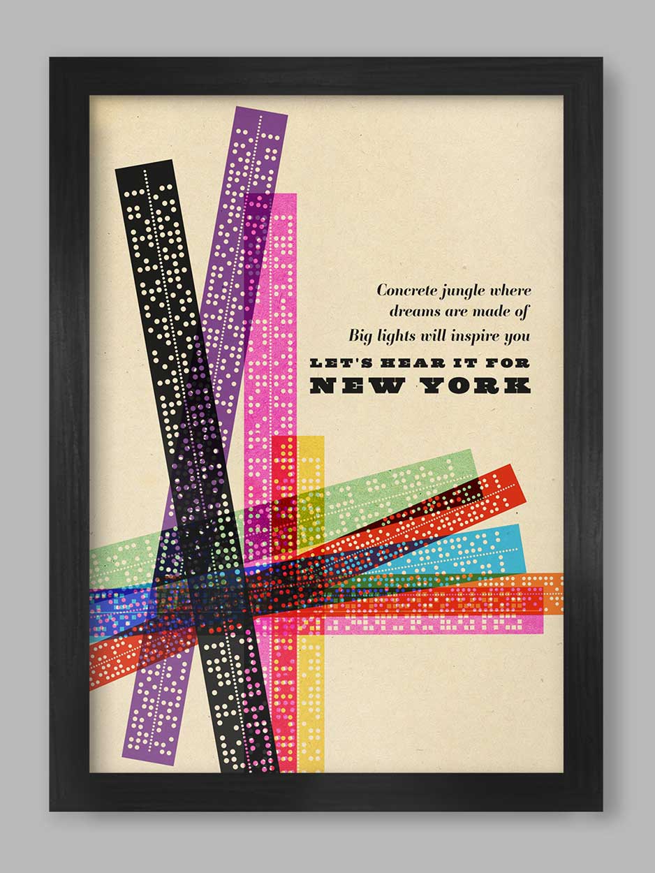 Empire State of Mind - Music Poster Print. Posters The Northern Line 