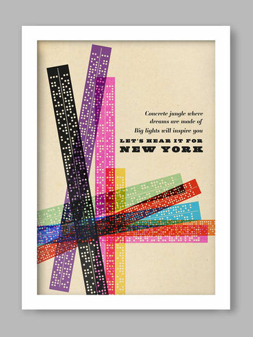 Empire State of Mind - Music Poster Print. Posters The Northern Line 