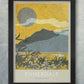 Ennerdale Lake District retro style poster print