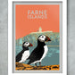 Farne Islands Puffin poster print