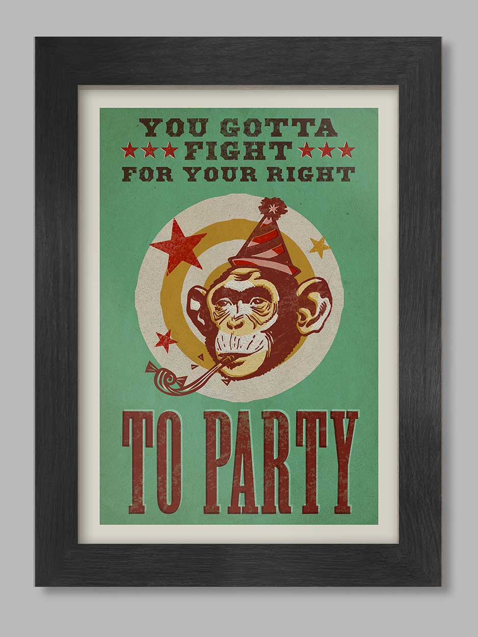 fight for your right to party poster
