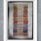 Film title poster - colour themed as book ends